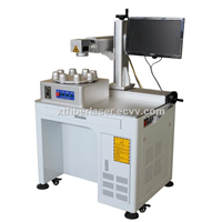 8 tools automatic Fiber laser marking machine for LED bulb industry