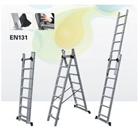 aluminum extension ladder 2x7steps for household using maximum load 150kgs FOB Ningbo 23.8USD