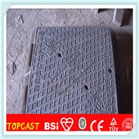 600*600 heavy duty ductile iron manhole cover double seal