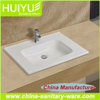 China manufacturer thin edged cabinet basin