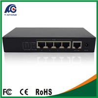 With 4-port PoE switch 4 +1 Port desktop Gigabit Ethernet Switch Dahua Hikvision cameras powered