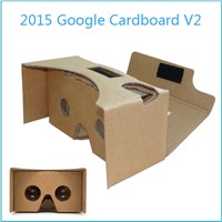 2015 Google Cardboard 2.0 Valencia Quality 3d Vr Virtual Reality Glasses Max size fit 6 inch phone