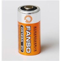 FANSO CR123A 3.0V Lithium Battery for electronic locks,smoke detector,camera