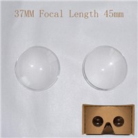 Google Cardboard Lenses 2.0 37mm Acrylic lens the focal length 45mm double convex lens
