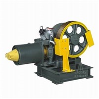 VVVF Drive Geared Elevator Traction Machine , 1.6m/s 3700kg Static Capacity YJ160