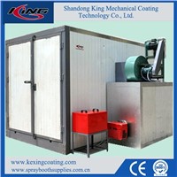 gas fired powder coating oven