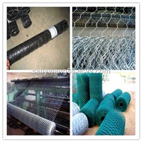 high quality PVC/ galvanized hexagonal wire mesh  made for chicken cages