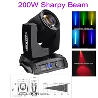 New Sharpy 200w beam 5r moving head stage lighting