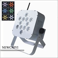 12*15W 5in1 RGBWA LED PAR DMX Wireless Battery Party Light