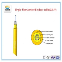 Single-fiber armored Indoor cable  (GJFJV)