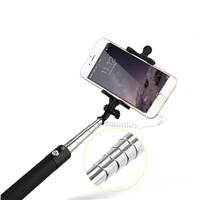 Cable Selfie Sticks Adjustable  Phone Holder Mount &amp;amp; Built-in Remote Shutter