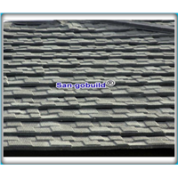 hot sale Africa products colorful stone coated metal roof tiles