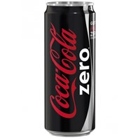 Coca Cola Zero Soft Drink 330ml Sleek