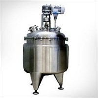 Stainless steel mixer reaction vessel