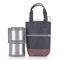 stainless steel Vacuum insulated lunch box heat insulation thermal tiffin carrier