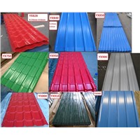 Pre-Paited Corrugated Steel Roofing Sheets