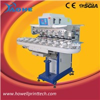 Six Colour Conveyor Pad Printing Machine
