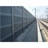 railway noise barrier