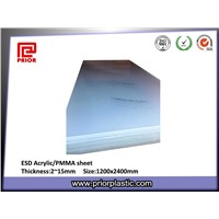 ESD/Anti-static Acrylic sheet/PMMA sheet fot dust-free warehouse