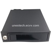 3.5in Single Bay aluminum case with fan internal enclosure hdd case