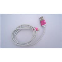 USB Sync data charging cable for cell phone Samsung galaxy new style aluminium alloy head