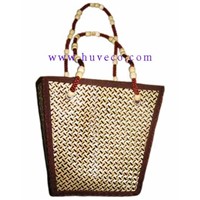Ladies' Fashion Handmade Bamboo Handbag HB406