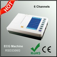 Portable ECG Machine 6 Channels