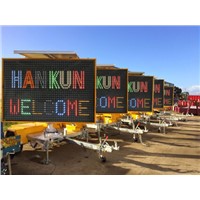 5 Color Full Matrix LED Solar Powered portable Variable Message Sign C Size 2590*1790mm