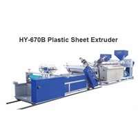 Double layer PP/PS plastic sheet extruder(HY-670B)