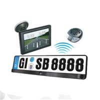 Wireless Video Parking Sensor with EU Number Plate 2 Sensors and 1 Cameras