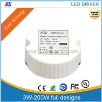 9W 120AC -DC Constant Current LED Driver with triac dimmer, dimmable LED Driver