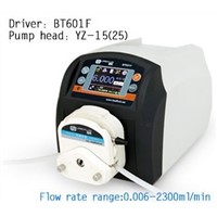 intelligent dispensing peristaltic pump with LCD touch screen operation