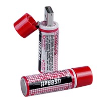 Promotion USB port AA rechargeable battery 1.2V USB batteries