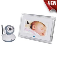 2.4ghz wireless 7'' TFT LCD baby monitor
