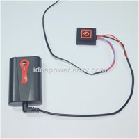 Colombia jackets battery pack 7.4v 2200mAh/2600mAh Li-ion controlled by Heat Controller