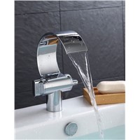 Double-handle basin mixer