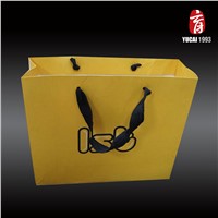 Yellow Custom Print Paperboard Packing Bag