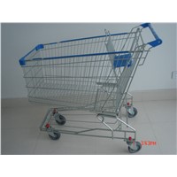 210L extra large mobile grocery pull along shopping trolley on  wheels for sale