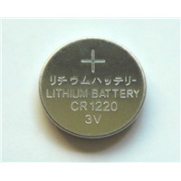 Button cell 3V lithium manganese CR1220 coin battery