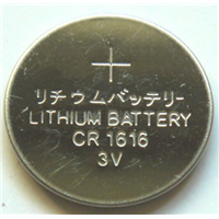 Button cell 3V lithium manganese CR1616 coin battery