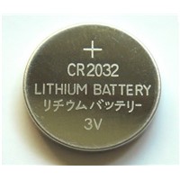CR2032 Lithium button cell battery