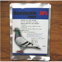 Drugs for Poultry Antibiotic Drug Names Pigeon Medicines 20% Ronidazol Powder