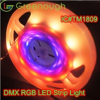 LED Digital Strip Light With TM1809IC/RGB Flexible LED Waterproof Strip Light 5050SMD 7.2W