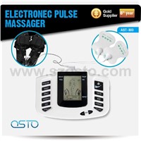 Electronic pulse therapy massager with slipper and pads AST-803A