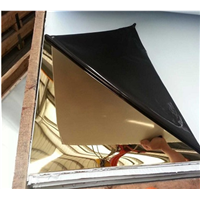 Ti-Gold color mirror finish stainless steel sheet 201 304 316 430
