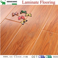 12mm AC5 Wear Resistance Glossy U-Groove Wooden Laminated Flooring