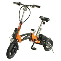 Just one second foldable electric bike