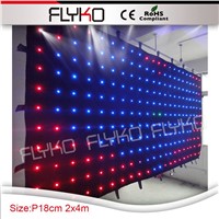 Flexible LED Curtain Display for Christmas Light, Party, Disco, Theater, Wedding Decoration