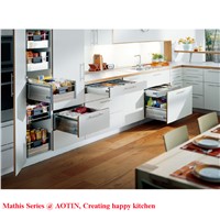 AOTIN Modern PET Kitchen Cabinet Manufacturer