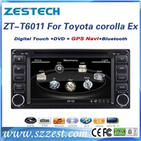 FOR TOYOTA COROLLA EX 6.95 inch car dvd gps navigation in dash 2 din car dvd player tv antenna